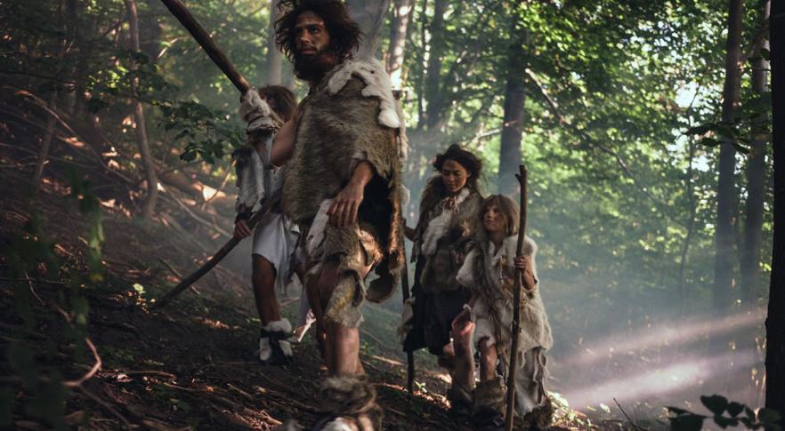 descubren la primera familia neandertal